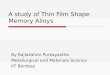 A study of Thin Film Shape Memory Alloys