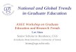 National and Global Trends in Graduate Education