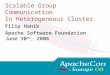Scalable Group Communication In Heterogeneous Cluster