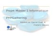 Projet Master 1 Informatique PHPGathering