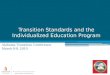 Transition Standards and the Individualized Education Program