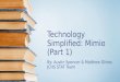 Technology Simplified:  Mimio  (Part 1)