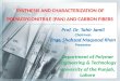 SYNTHESIS AND CHARACTERIZATION OF POLYACRYLONITRILE (PAN) AND CARBON FIBERS