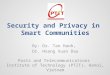 Security  and Privacy in  Smart Communities