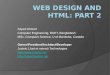 Web design and HTML: Part  2
