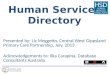 Human Services  Directory