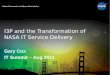 I3P and the Transformation of NASA IT Service Delivery