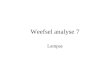 Weefsel analyse 7