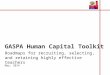 GASPA  Human Capital Toolkit
