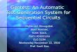 Gentest: An Automatic  Test-Generation System for Sequential Circuits