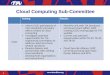 Cloud Computing Sub-Committee