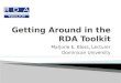 Getting Around in the RDA Toolkit