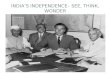 India’s Independence– See, Think, Wonder