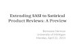 Extending SASI to Satirical Product Reviews: A Preview