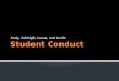 Student Conduct