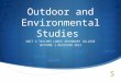 Outdoor and  Environmental  Studies