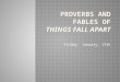 Proverbs and Fables of  Things Fall Apart
