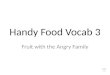 Handy Food Vocab 3