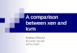 A comparison between xen and kvm