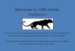Welcome to Fifth Grade, Panthers!