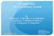 English test IV th E lementary school