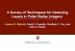 A Survey of Techniques for Detecting Layers in Polar Radar Imagery