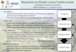 Responses to Climate across Trophic Levels Joe Sexton  University of Maryland
