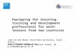 Equipping the learning, training and development professional for work– lessons from two countries