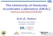 Erin E. Peters University  of Kentucky Lexington, Kentucky