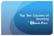 Top Ten Causes of Snoring
