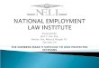 NATIONAL EMPLOYMENT LAW INSTITUTE