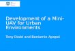 Development of a Mini-UAV for Urban Environments