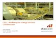 CEEC  Workshop on  Energy Efficient  Comminution