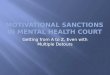 Motivational Sanctions in Mental Health Court