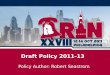 Draft Policy 2011-13