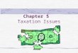 Chapter 5 Taxation Issues