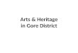 Arts & Heritage in Gore District