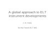 A global approach to ELT instrument developments