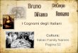 I Cognomi degli Italiani