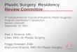 Plastic Surgery  Residency Review Committee