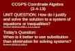 CCGPS Coordinate  Algebra  (2-4-13)