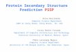 Protein Secondary Structure Prediction  PSSP