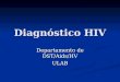 Diagnóstico HIV
