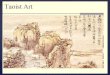 Goals: View examples of Chinese Art