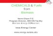 CHEMICAL$  &  Fuels from Biomass
