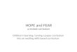 HOPE and FEAR a revised curriculum