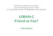 LORAN-C Friend or Foe? Mike Bedford