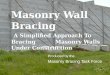 Masonry Wall Bracing A Simplified Approach To Bracing     Masonry Walls Under Construction