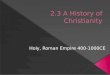 2.3 A  History of Christianity