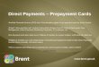 Direct Payments – Prepayment Cards